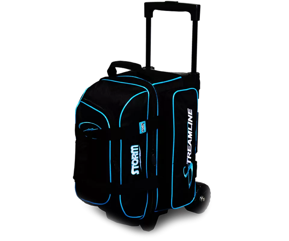STORM Double Roller Streamline - Black/Blue Bowlingtasche