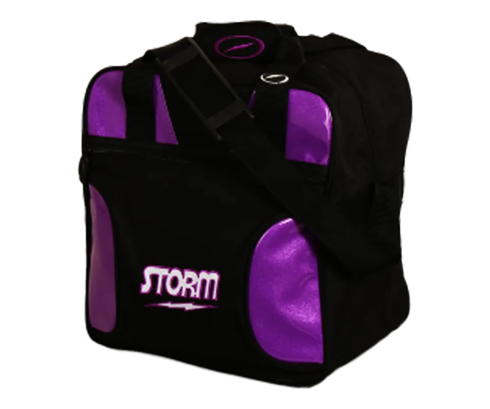 STORM Single Tote Solo - Black/Amythest Bowlingtasche