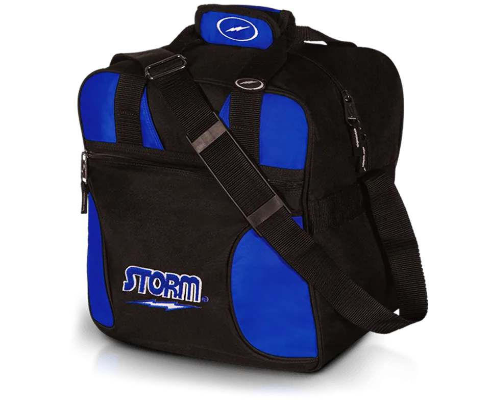 STORM Single Solo Tote - Black/Royal