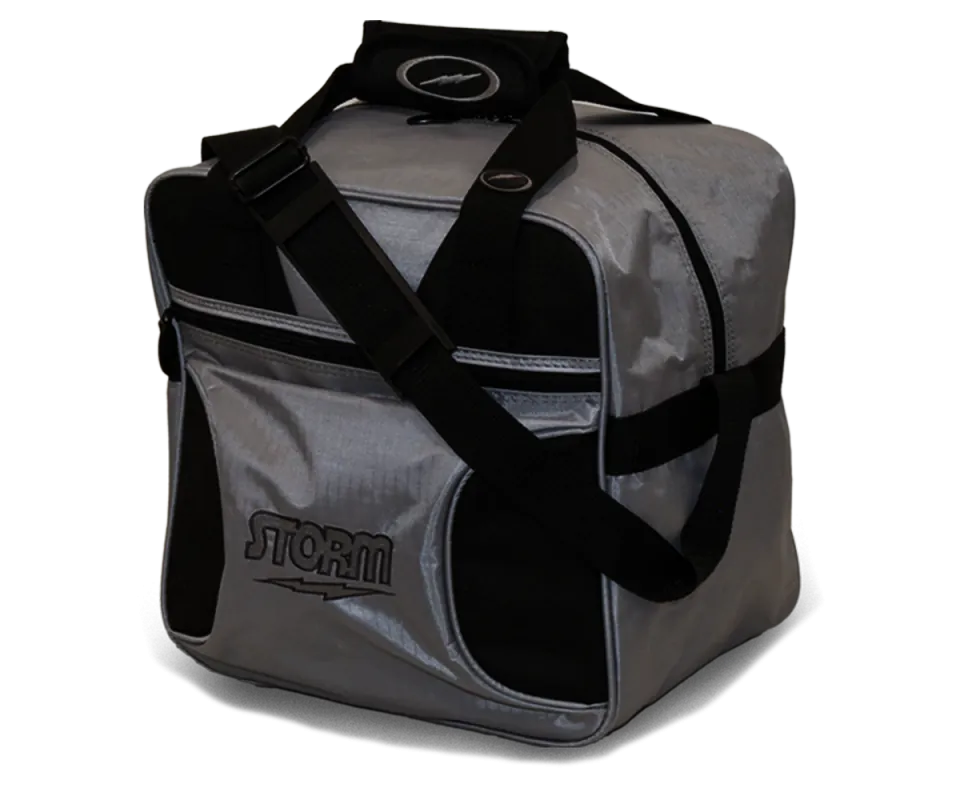 STORM Single Tote Solo - Silver Shadow (Silver/Black) Bowlingtasche