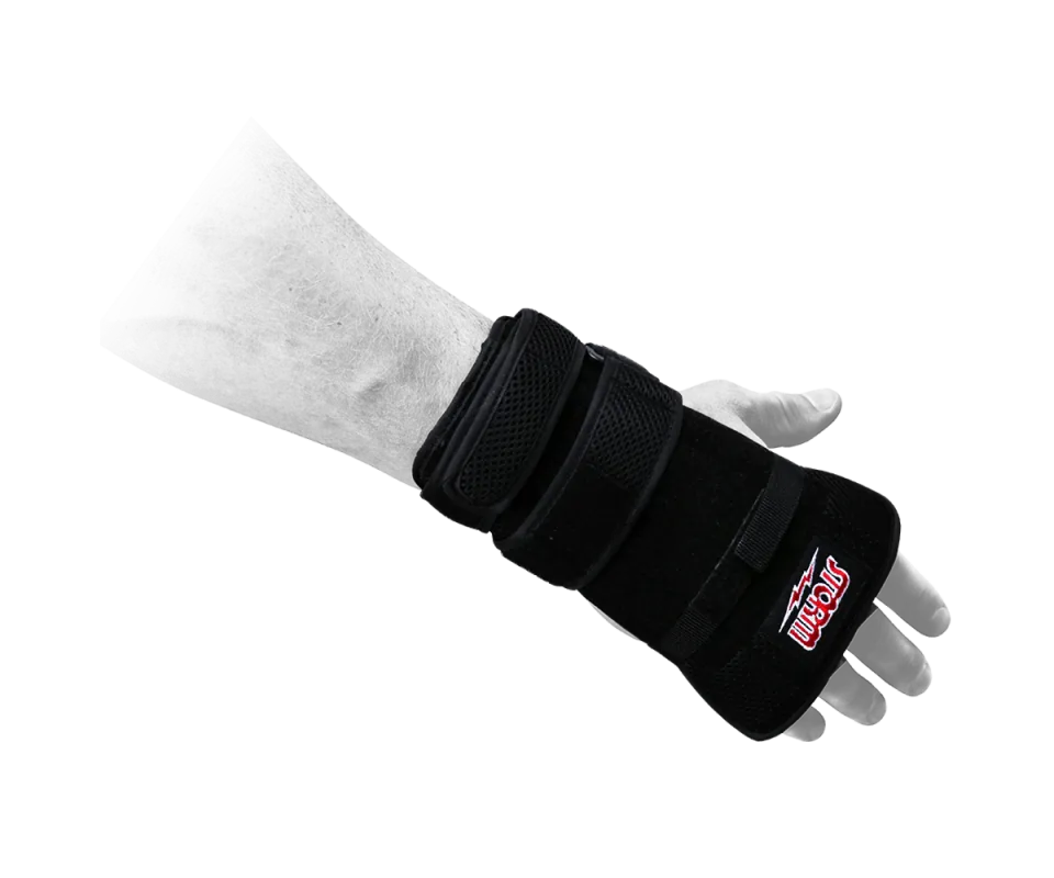 thumbnail image 2 of Bowling Brace Storm Sportcast II Bowling Wrist Support - Universal Fit For Left/Right Handers (Black) Bowling Ball Tape 2 of 13
