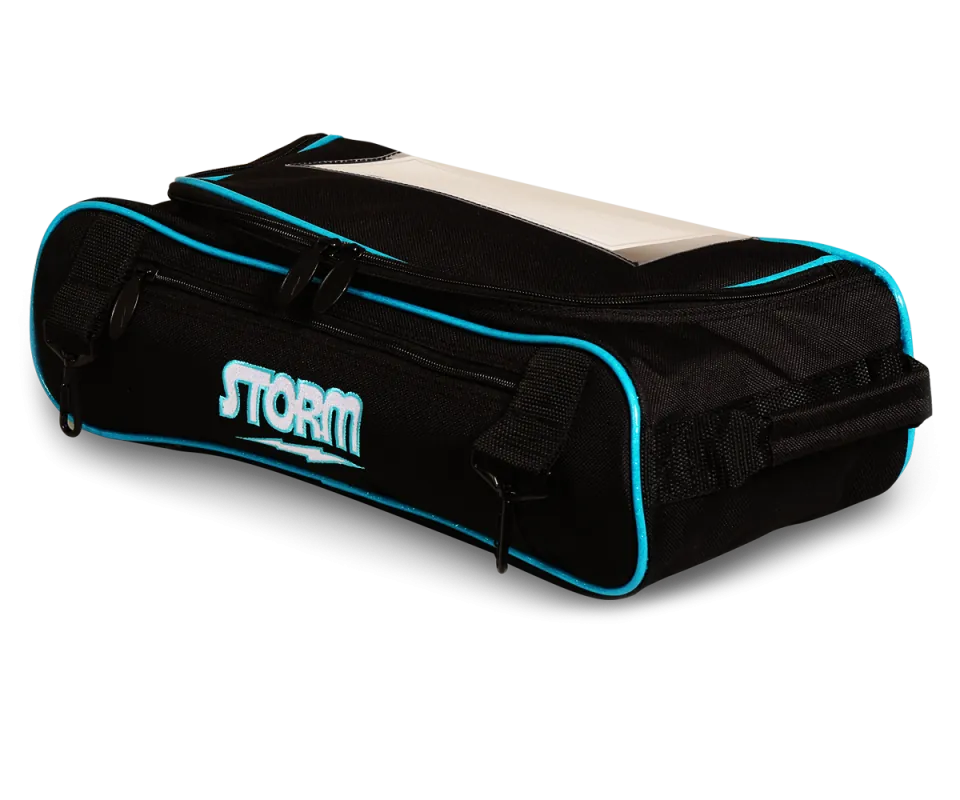 STORM 3-Ball Tournament Schuhtasche - Schwarz/Blau Bowlingtasche