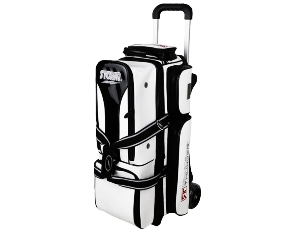 Storm Rolling Thunder 6-Ball Roller Bowling Bag Black Gold