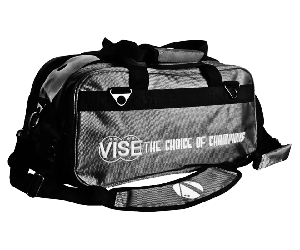 VISE Double Clear Top Tote Roller - Grey