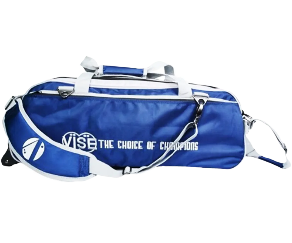 VISE Triple "Clear Top" Tote Roller - Navy/Silber