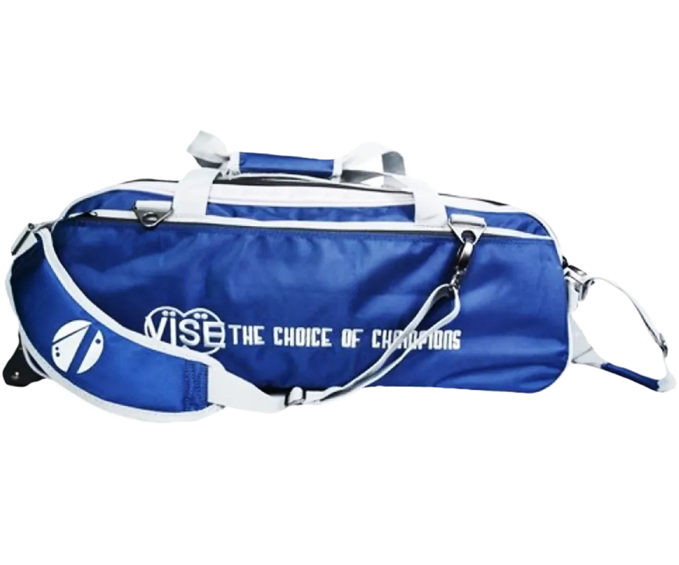 VISE Triple "Clear Top" Tote Roller - Navy/Silver