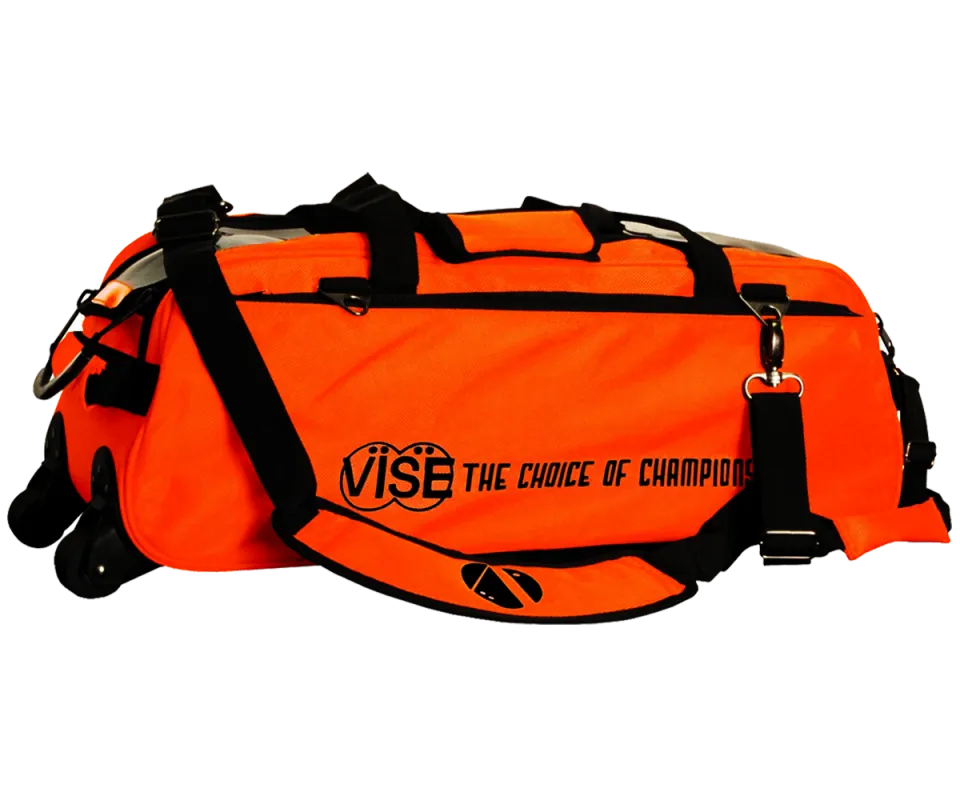 VISE Triple "Clear Top" Tote Roller - Orange