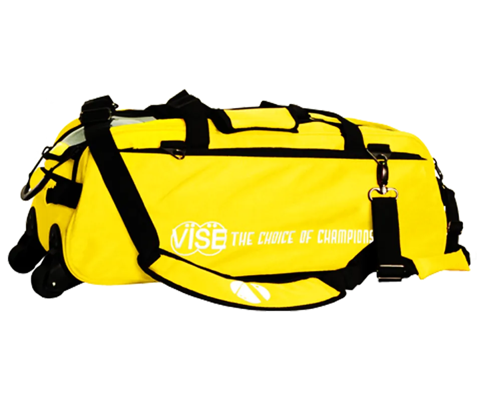 VISE Triple "Clear Top" Tote Roller - Yellow
