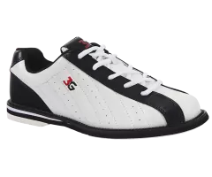 3G Kicks White/Black Herren Bowling Schuh