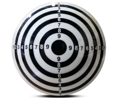 ALOHA Clearball Target Bowling Ball