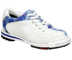 DEXTER SST 8 PRO - White/Blue Tie Dye Damen Bowling Schuh