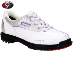 DEXTER T•H•E 9 White/Silver/Purple Damen Bowling Schuh