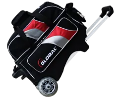 900 GLOBAL Double Roller Deluxe - Black/Red/Silver
