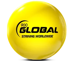 900 GLOBAL Honey Badger - Yellow Polyester Bowling Ball