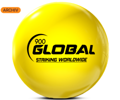 900 GLOBAL Honey Badger - Yellow Polyester Bowling Ball