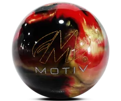 MOTIV® Aspire - Red/Black/Gold Bowling Ball