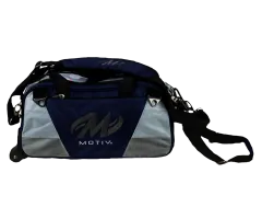 MOTIV® Ballistix Double Tote - Navy/Grey Bowlingtasche