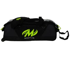 MOTIV® Ballistix Triple Tote - Black/Grey/Lime Bowlingtasche