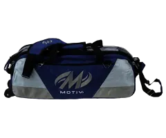 MOTIV® Ballistix Triple Tote - Navy/Grau Bowlingtasche