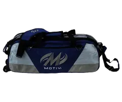 MOTIV® Ballistix Triple Tote - Navy/Grey Bowlingtasche