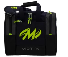 MOTIV® Shock Single Tote - Black/Grey/Lime Bowlingtasche