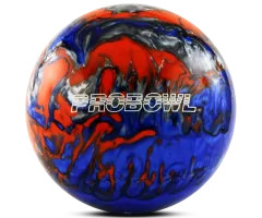 PROBOWL - Blue/Orange/Silver Bowling Ball