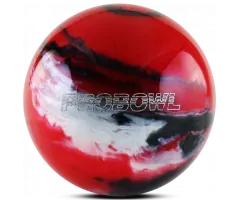 PROBOWL - Red/Black/Silver Bowling Ball