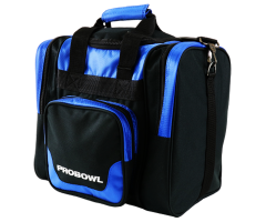 PROBOWL Single Tote Deluxe - Black/Blue