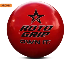 ROTO GRIP Clear Poly Own It Red Bowling Ball
