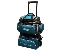 STORM 4 Ball Roller Rolling Thunder - Steel Blue/Black Bowlingtasche