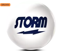 STORM Clear Poly - White/Navy Bowling Ball
