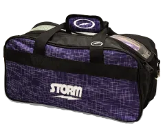 STORM Double Tote - Abstract Purple/Black Bowlingtasche