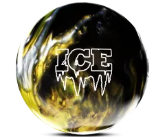STORM Ice / Polyester - Black/White/Gold Bowling Ball