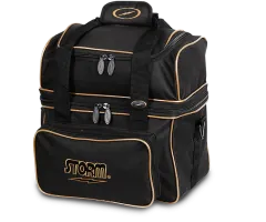 STORM Single Flip Tote - Black/Gold