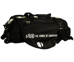 VISE Triple "Clear Top" Tote Roller - Black