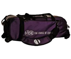 VISE Triple "Clear Top" Tote Roller - Purple
